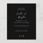 Begroting Foto V MOD Chic 6 Save the Date Flyer (Achterkant)