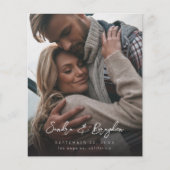 Begroting Foto V MOD Chic 8 Save the Date Flyer (Voorkant)