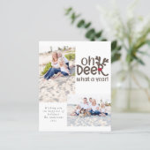 Begroting Foto van Deer wat een jaar! feestdagenka (Staand voorkant)