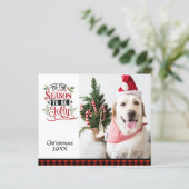 Begroting Foto van het seizoen: Jolly Kerstmis (Staand voorkant)