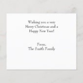 Begroting Foto van het seizoen: Jolly Kerstmis (Achterkant)