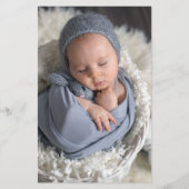 Begroting Foto Welkom Dank u aanmaning (Achterkant)