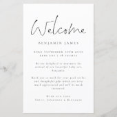 Begroting Foto Welkom Dank u aanmaning (Voorkant)