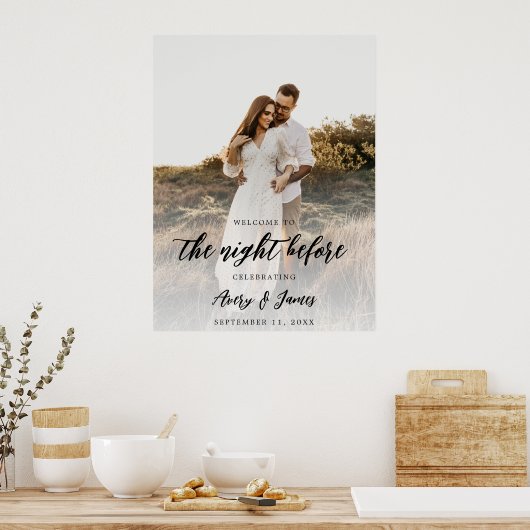 Begroting Fotorepetitie 's nachts eten Poster (Keuken)