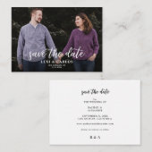 Begroting Foto's en kalligrafie 2B Darker Hor Save Notitiekaartje (Voorkant / Achterkant)