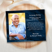 Begroting Funeral Hartelijk dank! Blauwe marmer