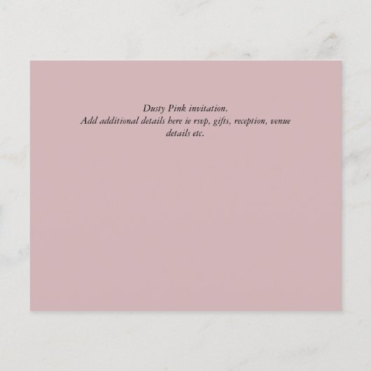 BEGROTING Funeralie Herdenking UITNODIGING Viering (Achterkant)