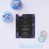 Begroting Galaxy Nieuwjaar Eve Party Flyer (Enkel)