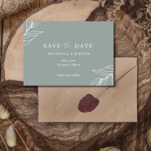 Begroting Garden Wedding Save the Date