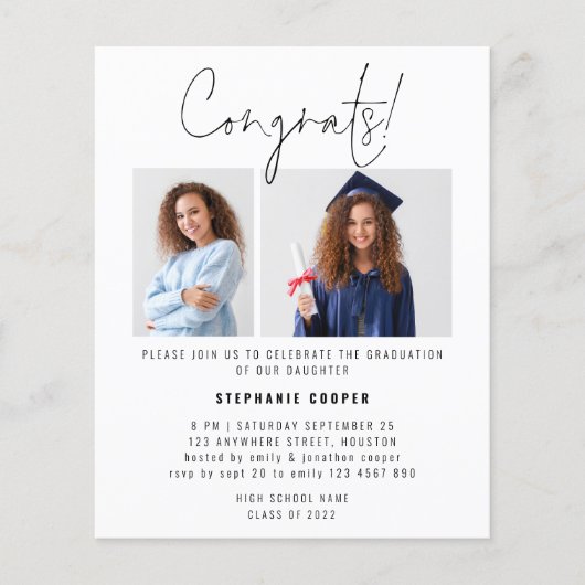 Begroting Gefeliciteerd 2 Foto 2024 Afstuderen Inv (Voorkant)