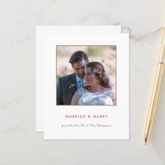 Begroting | Gehuwd en vrolijk fotofeest (Voorkant / Achterkant in situ)