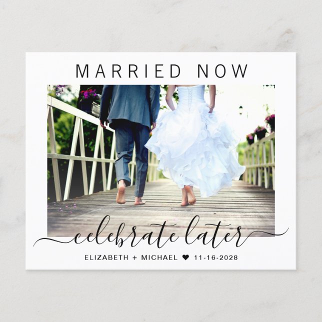 Begroting gehuwd nu vieren op latere bruiloft (Voorkant)