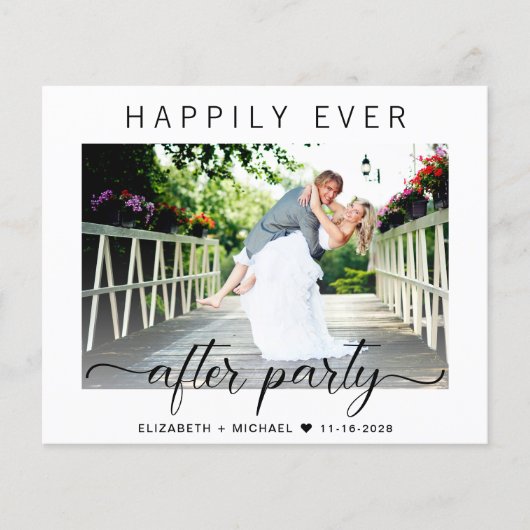 Begroting gelukkig ooit na ontvangst van het fotoh (Voorkant)