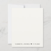 Begroting gelukkig ooit na uitnodiging van het huw (Achterkant)