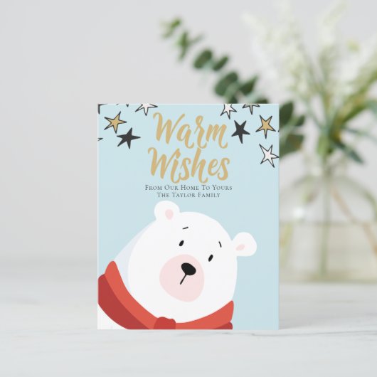 BEGROTING Gepersonaliseerd Beer Kerstmis (Staand voorkant)