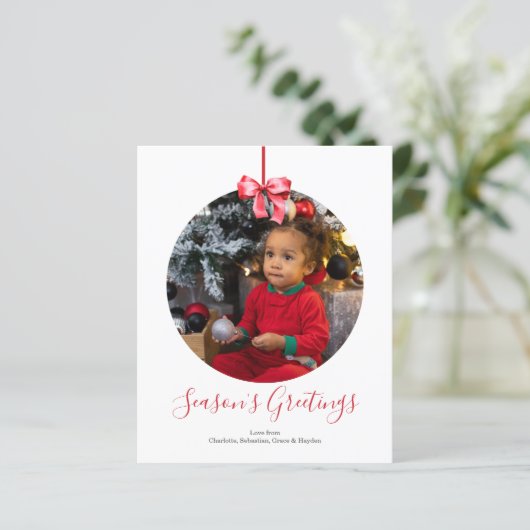 BEGROTING Gepersonaliseerd Lijst voor Kerstmis Bau (Staand voorkant)