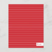 BEGROTING Gepersonaliseerd Lijst voor Kerstmis Bau (Achterkant)