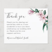 BEGROTING Gepilde Magnolia en bladeren | DANK U (Voorkant)