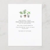 Begroting geplande nieuwe routineaankondiging (Achterkant)