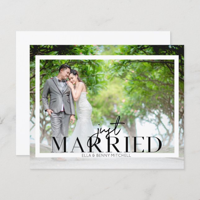 Begroting gewoon gehuwd door de aankondiging van h (Voorkant / Achterkant)