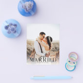 Begroting gewoon gehuwd met BT-foto-bruiloft aanko Flyer (Enkel)