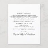 Begroting gewoon gehuwde foto-weduwschap (Achterkant)