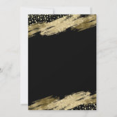 Begroting Gold Black - uitnodiging voor 50e verjaa (Achterkant)