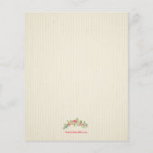 Begroting Greenery Kerstmis sparen de Datum Flyer (Achterkant)