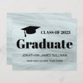 Begroting Grijs 2022 Aankondiging Afstuderen (Voorkant / Achterkant)