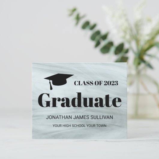 Begroting Grijs 2022 Aankondiging Afstuderen (Staand voorkant)