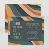 Begroting Groovy 70's aarthy Boho Stripes Wedding (Voorkant / Achterkant)