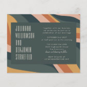 Begroting Groovy 70's aarthy Boho Stripes Wedding (Voorkant)