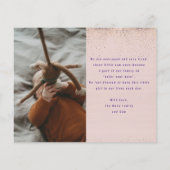 Begroting Hallo Aankondiging geboorte Baby foto ge Flyer (Achterkant)