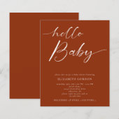 Begroting Hallo minimalistisch koperneutraal Baby  (Voorkant / Achterkant)