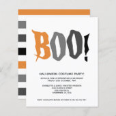 BEGROTING Halloween Boo Persoonlijk woordtaculair (Voorkant / Achterkant)