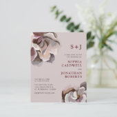 Begroting helemaal in één Abstracte Floral Wedding (Staand voorkant)