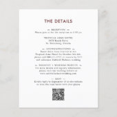 Begroting helemaal in één eucalyptus Floral Weddin (Achterkant)