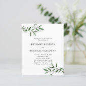 Begroting helemaal in één eucalyptus Leaves Weddin (Staand voorkant)