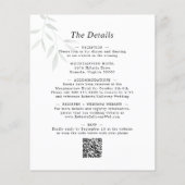 Begroting helemaal in één eucalyptus Leaves Weddin (Achterkant)