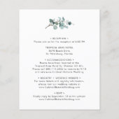 Begroting helemaal in één eucalyptus Weddenschap (Achterkant)