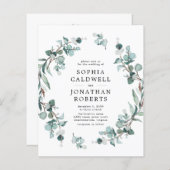 Begroting helemaal in één eucalyptus Weddenschap (Voorkant / Achterkant)