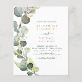 Begroting helemaal in één eucalyptus Weddenschap Flyer (Voorkant)