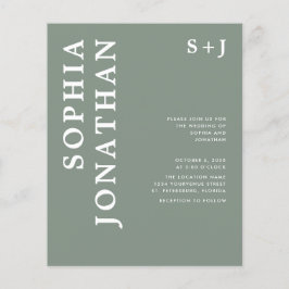 Begroting helemaal in één keer uitnodigend bandje