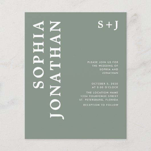 Begroting helemaal in één keer uitnodigend bandje (Voorkant)