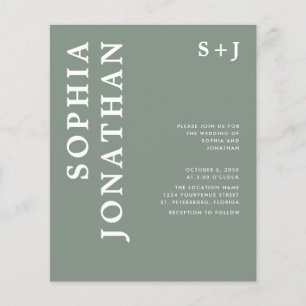 Begroting helemaal in één keer uitnodigend bandje