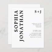 Begroting helemaal in één keer uitnodigend bandje (Voorkant / Achterkant)