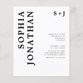 Begroting helemaal in één keer uitnodigend bandje