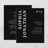 Begroting helemaal in één keer uitnodigend bandje (Voorkant / Achterkant)