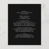 Begroting helemaal in één keer uitnodigend bandje (Achterkant)