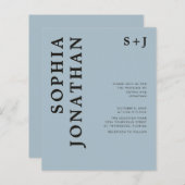 Begroting helemaal in één keer uitnodigend bandje (Voorkant / Achterkant)